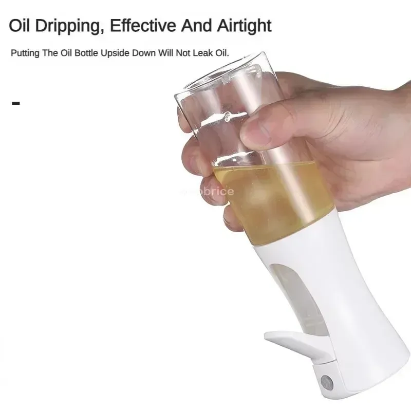 Press-type Oil Spray Bottle 200/300/500ML Kitchen Cooking Oil Sprayer Outdoor Barbecue Oil Spray Bottle Vinegar Soy Sauce — image 6