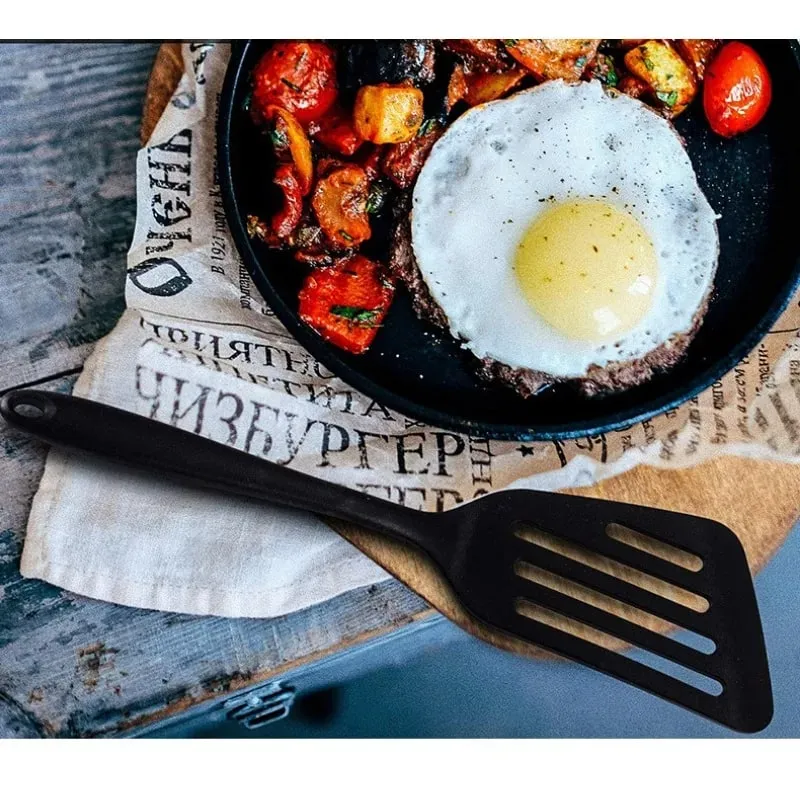 Egg Fish Frying Pan Spatula Scoop Fried Shovel Silicone Turners Cooking Utensils Kitchen Tools Cooking Accessories Gadgets — image 4