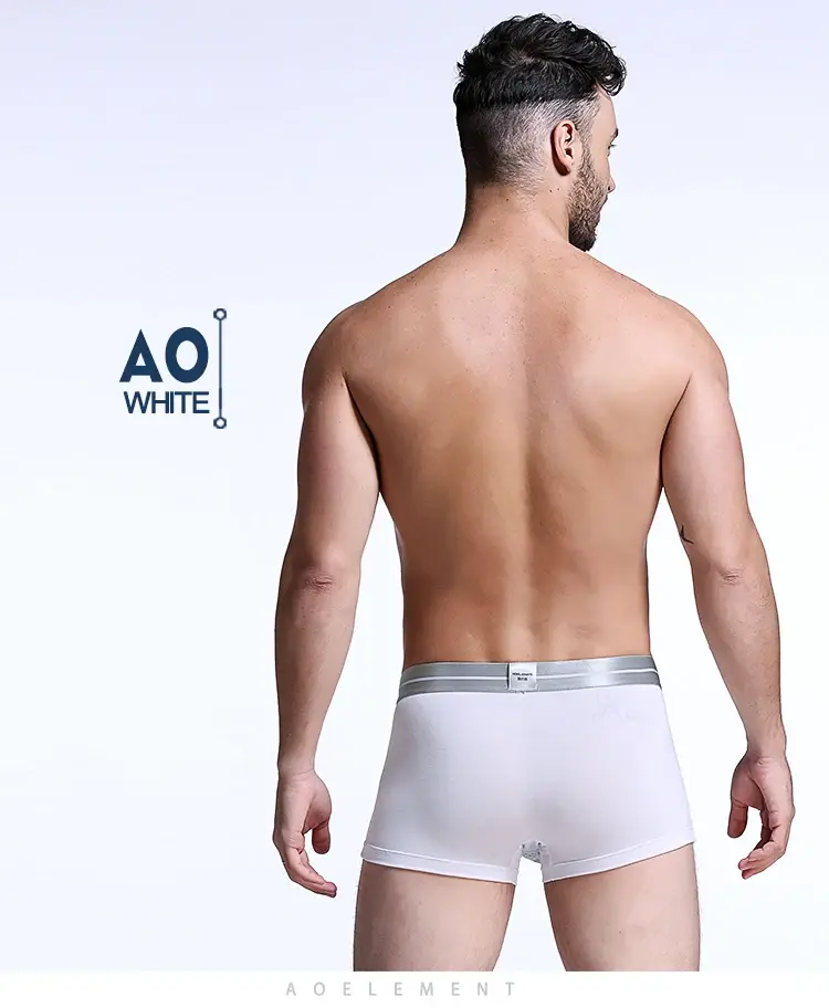 Bullet Separation Underwear Men's Ventilated and Breathable Summer Dry Underwear Ice Silk Pouch Ice Health Boxer Briefs — image 11