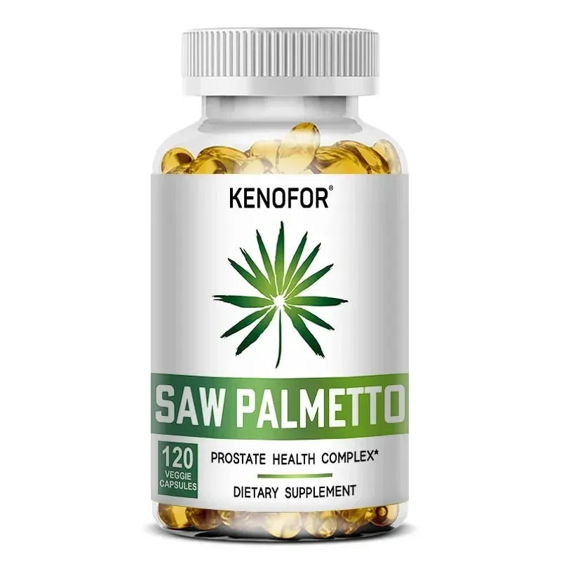 Saw Palmetto Extract Prostate Health Supplement Hair Growth Support To Help Maintain Normal Urination Frequency Vegan Capsules