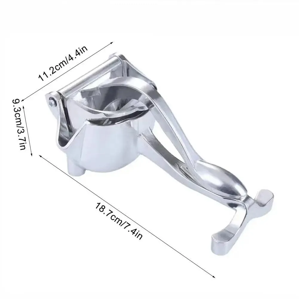 Fruit Juice Squeezer Heavy-Duty Metal Easy Manual Citrus Press Juicer Ergonomic Handle Durable Lemon Squeezer for Fresh Juice — image 7