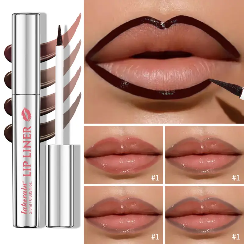 Peel Off Lip Stain Lip Liner Tattoo Long-Lasting Waterproof Smudge-Proof Transfer-Proof Matte Lipliner Magic Lip Cosmetic — image 2