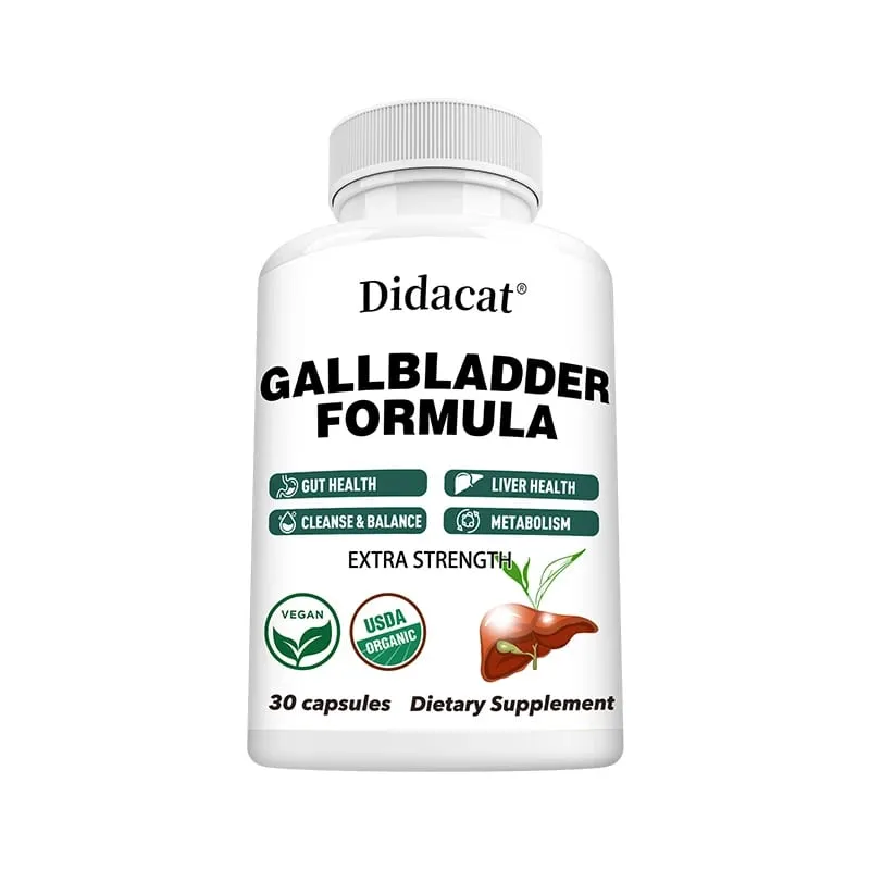 Premium Liver Supplement Ox Bile Extract Cleanses The Liver Detoxifies and Repairs Supports Gut Health 120 Capsules
