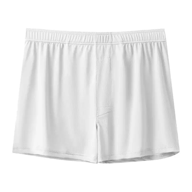 Men's Aro Panties Loose Ice Silk Home Underwear Summer Breathable Underpants U Convex Pouch Knickers Thin Stretch Trunks — image 3