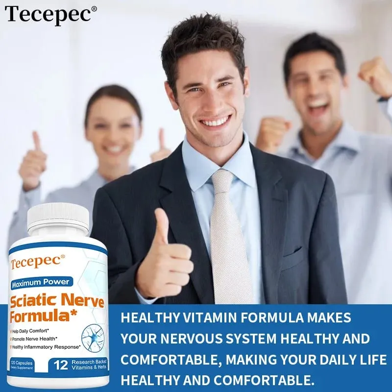 Sciatica Health Support - Sciatica Relief Supplement Vitamin B Complex- Nerve Health Anti-Inflammatory & Nerve Support Formula — image 5
