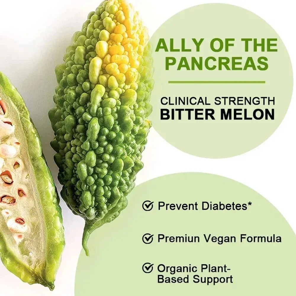 Bitter Melon Extract - Helps balance blood sugar and blood lipids promotes overall metabolic health weight management — image 6