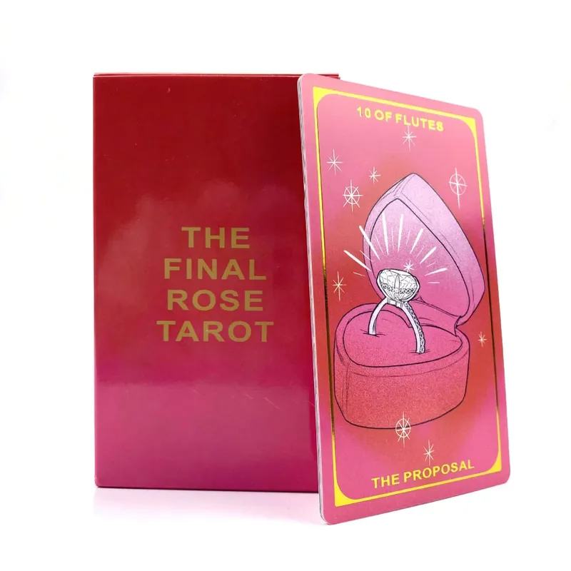 12x7cm The Final Rose Tarot Cards Paper Manual Card Games — image 1