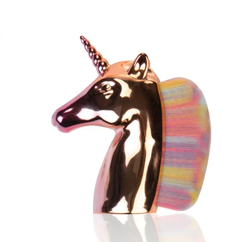 Unicorn Nail Dust Brush Nails Art Accessories Remove Manicure Dust Brush Nail Gel Cleaning Brushes Makeup Brush Manicure Tools