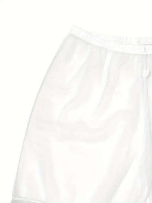 Sous-vêtements Sexy en maille transparente pour hommes, 1 pièce, doux, Transparent, pour la maison, coupe ample, pantalon de boxe, short de sommeil, vêtements de nuit, pyjama — image 6