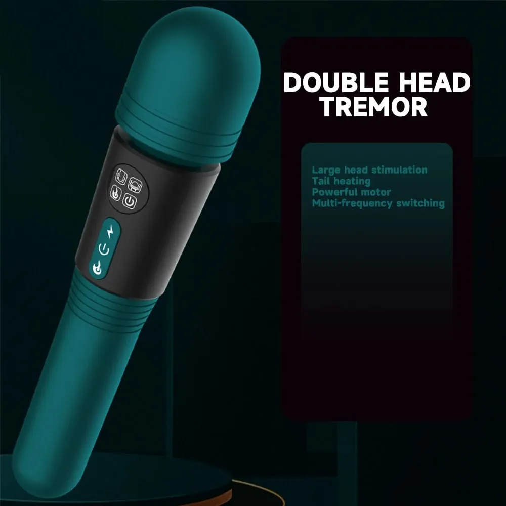 Double-Headed Women Vibrator AV Magic Wand G-Spot Vagina Nipple Stimulator Dildo Erotic Masturbator Massage Sex Toys for Couples — image 3