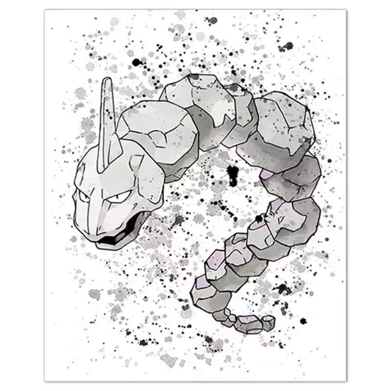 Anime Pokemon Canvas Painting Bulbasaur Charmander Squirtle Poster and Print Watercolor Wall Art Picture Home Decor Kids Gifts — image 10