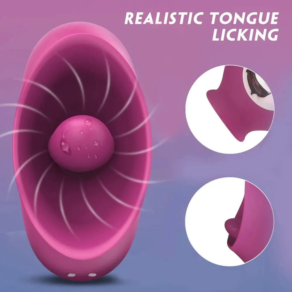 9 Vibration Modes Tongue Licking Nipple Vagina Orgasm Sucking Massager Stimulating Sex Toy Adult Products Masturbator for Women
