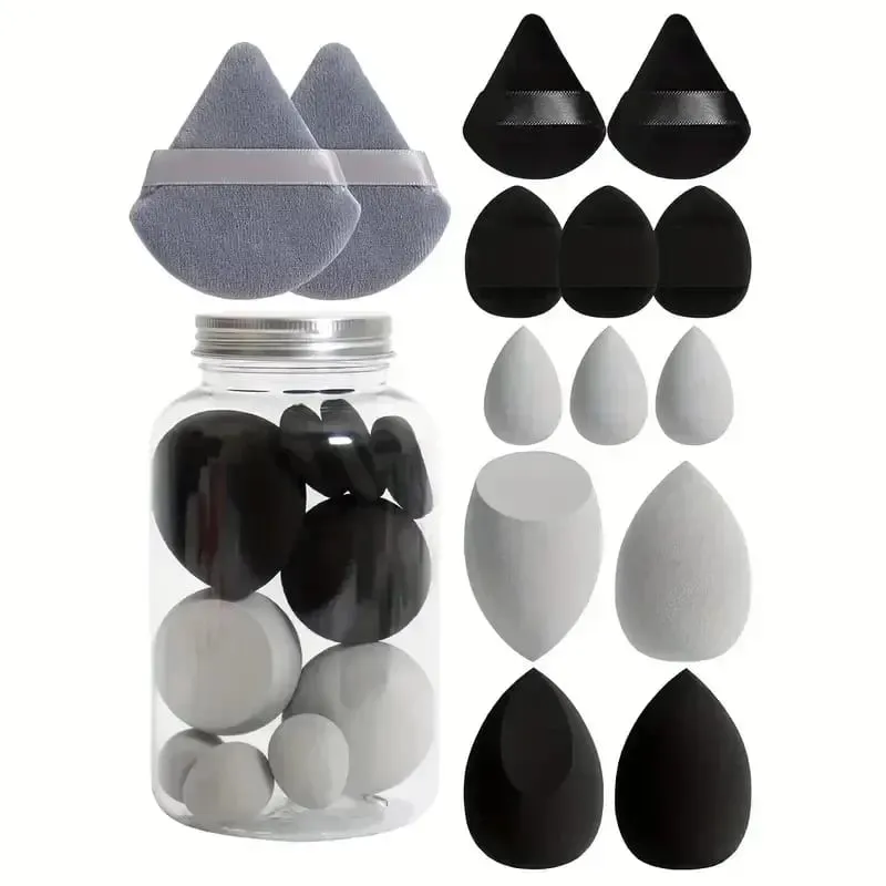 12/14Pcs Makeup Sponge Cosmetic Puff Foundation Sponges Blender Beauty Egg Powder Puffs Make Up Accessories Women Makeup Tools — image 4