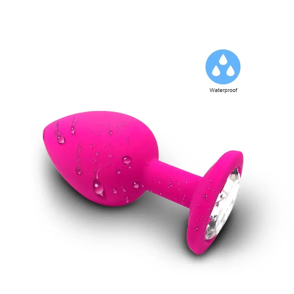 S/M/L Anal Plug Butt Vibrator Women/Men Soft Silicone Round Shaped Erotic Bullet Anal plug Bullet Gay Sex Toys for Adults — image 2