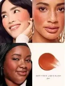 Rare Beauty Makeup Set Liquid Highlights It Remains Moist and Does Not Dry Out Blush Cream Lustrous Moist Nature Liquid Blush — image 23