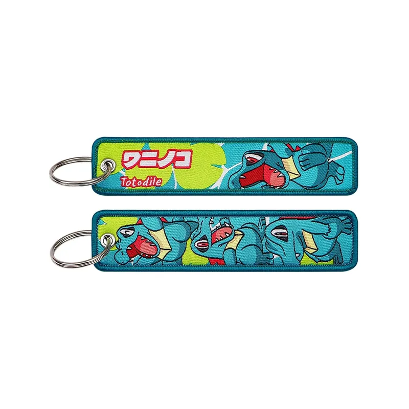 Japanese Anime Elf Monsters Keychain for Cars Backpack Key Holders Embroidery Keyrings Key Tag Jet Tag Accessories Gifts 1pcs — image 33