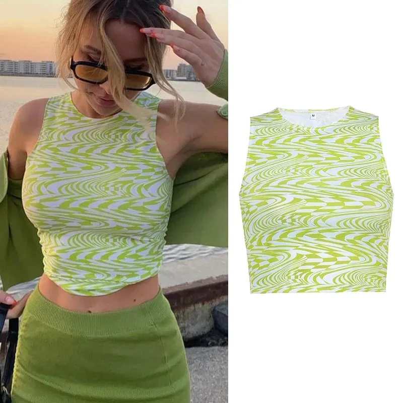 90s Women Sexy Goth Cami Top Y2K Aesthetic Black Sleeveless Backless Halter Crop Vest E-girl 2022 Vintage Summer Tank Top Clothe — image 13