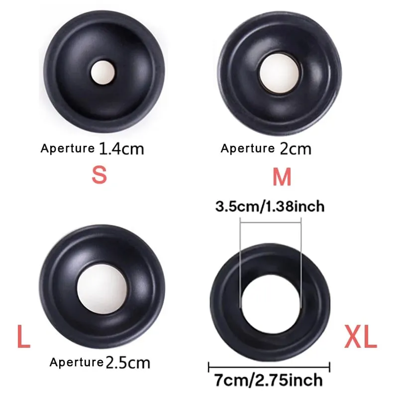 Cock Seal Ring for Penis Enlarger Pump Accessories Delay Ejaculation Sleeves Penile Erection Enhance Exerciser Sex Toys Men — image 6
