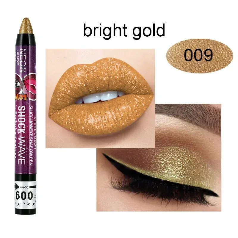 2 In 1 Eyeshadow Lipstick Stick Pencil Waterproof Glitter Matte Eye Shadow Makeup Pigment Eyeshadow Pen — image 28