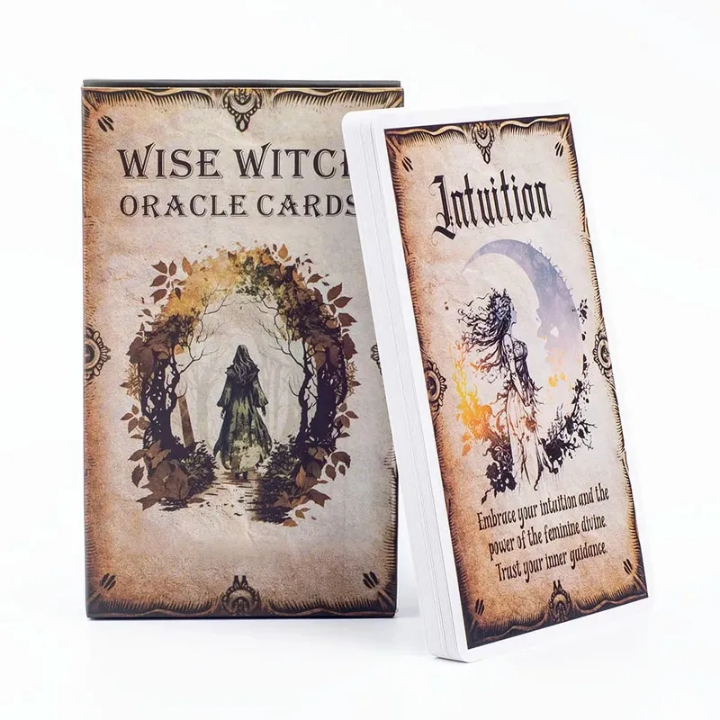Wise Witch Oracle Cards A 20-Card Deck High Quality Tarot Leisure Entertainment Family Gatherings Board Game Cards 12x7cm — image 2