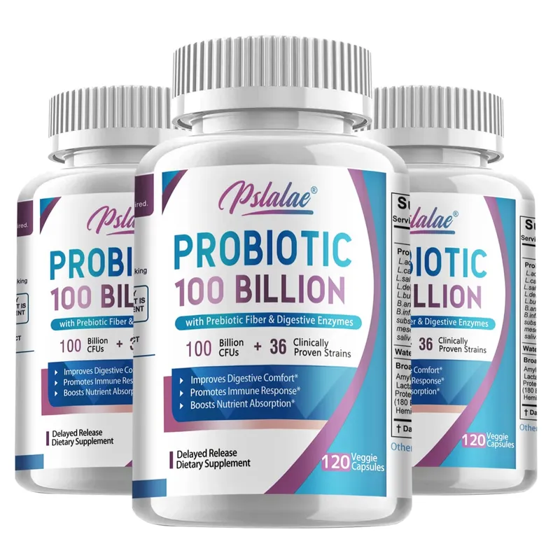 Probiotics 100 Billion - Help with Intestinal Health Nutrient Digestion Weight Management Bloating Relief Calorie Control — image 11