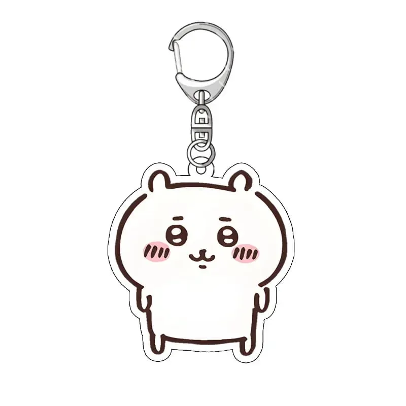 jiyi Pendant Anime Comic Acrylic Peripheral Keychain Hachiware Usagi Cute Pendant Bag Hanging Decoration Decoration