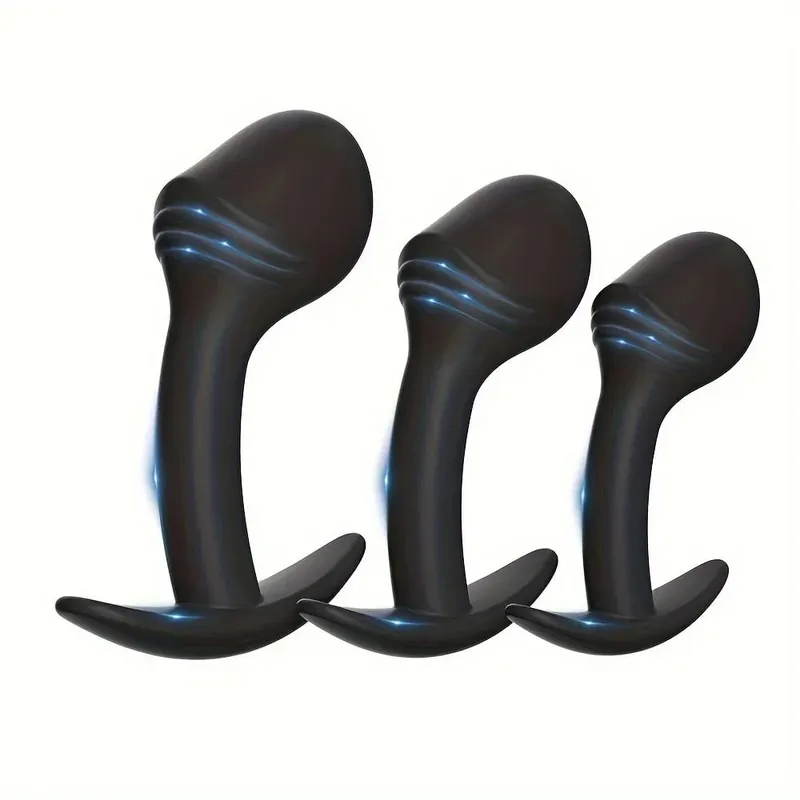 1pc Anal Plug Male Prostate Massager Cock Ring Anal Plugs Dildo G-spot Butt Plug Adult Sex Toys For Men Couple — image 1
