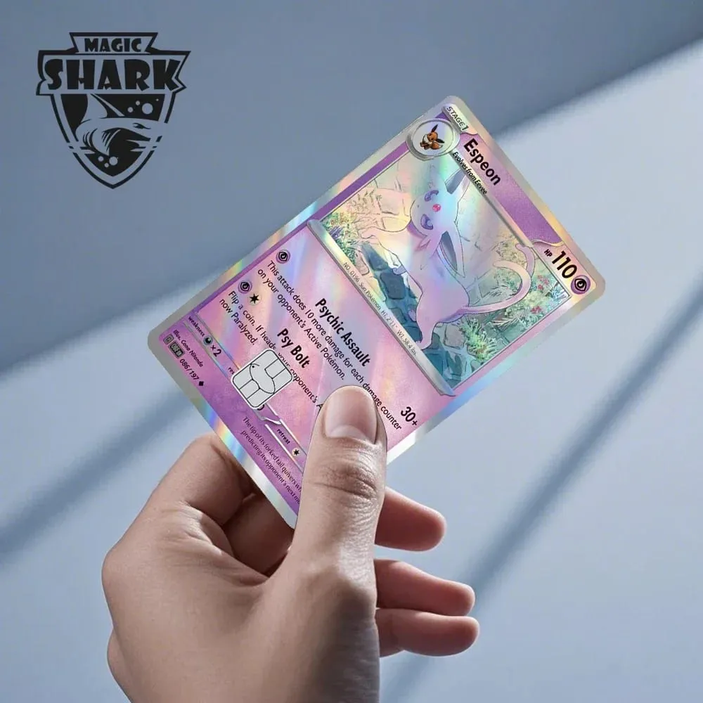 Charizard Gyarados Venusaur Blastoise Mewtwo Squirtle Snorlax Holographic Laser Credit Debit Card Film Skin Sticker — image 3