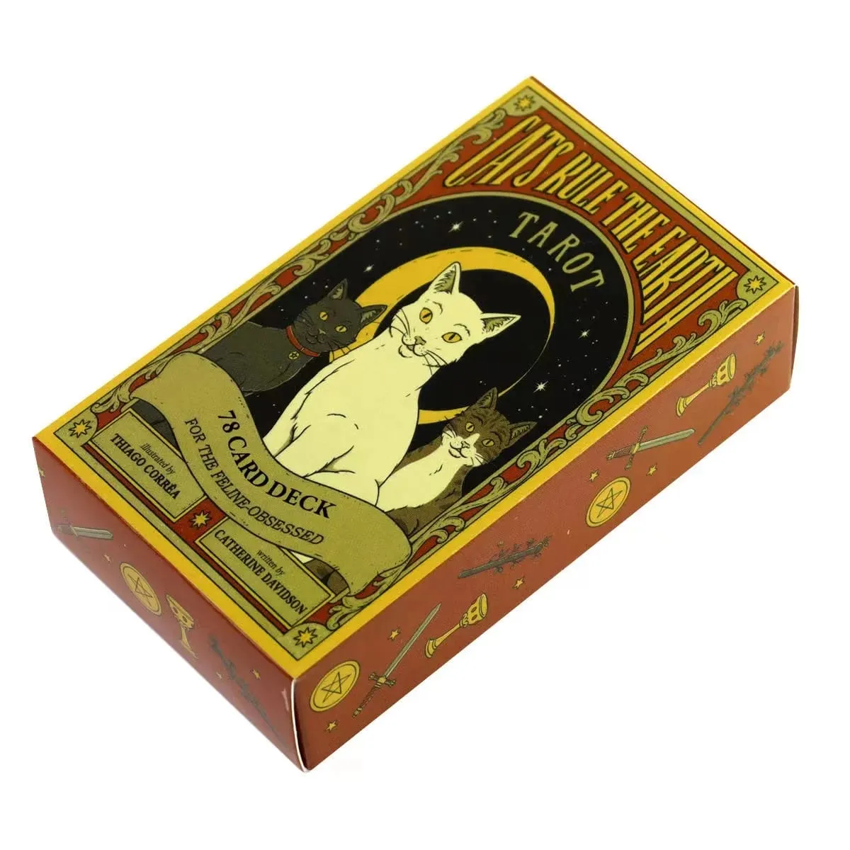 Cats Rule Earth tarot cards A 78 Oracle English Visions Divination Edition Deck Borad Playing Games — image 4