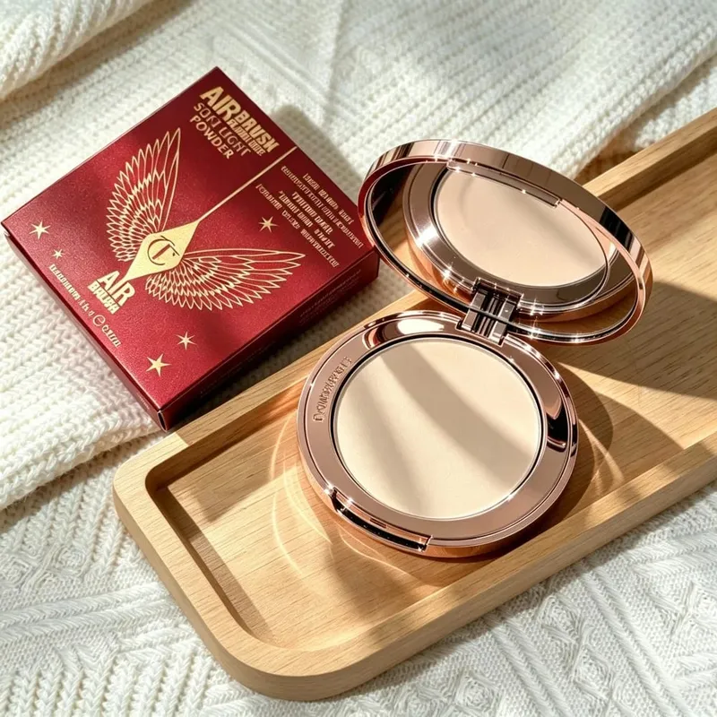 Charlotte Tilbury Matte Setting Pressed Powder 4 Colors Liquid Foundation Hollywood flawless filter CT Makeup Bag Gift Cosmetics — image 14