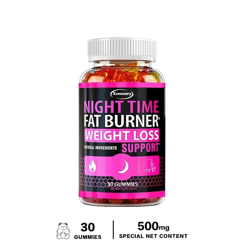 Nighttime Fat Burning Gummies - Fat Burning Metabolism Boosting Healthy Weight ManagementSupplementsSupplements