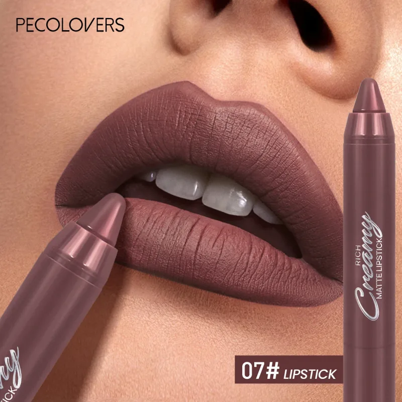 Multiple Colors Matte Lip Liner Use As Lip Liner and Lipstick Easy To Accurately Apply Waterproof Long-lasting Non-stick — image 15