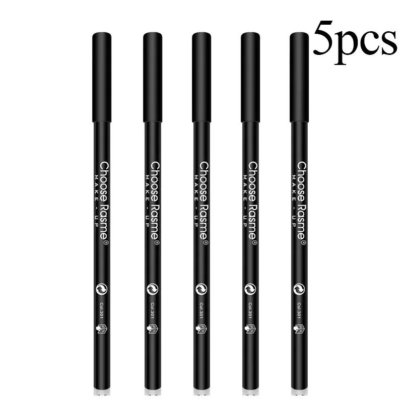1/5/20pc Lasting Waterproof Liquid Eyeliner Non-fading Smooth Quick Drying Eyeliner Pencil No Ink Leakage Black Eye Liner Makeup — image 19