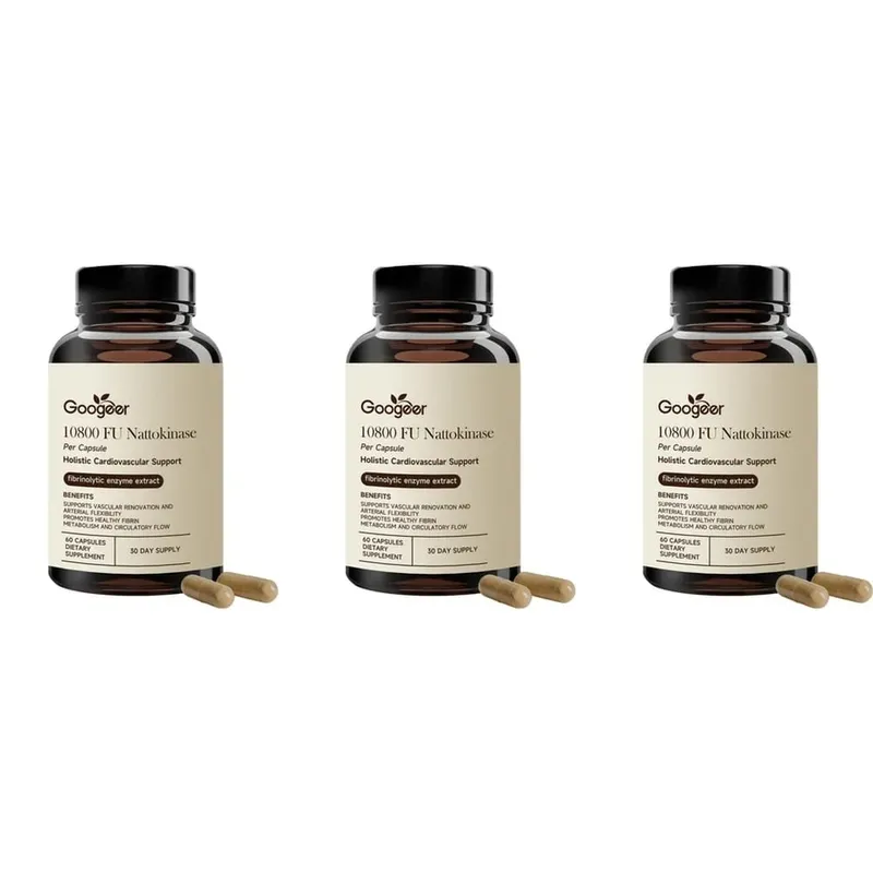Googeer Advanced Enzyme CoQ10 Formula Capsules Clean Vegan Non GMO อาหารเสริมสนับสนุนสุขภาพรายวัน 60 แคปซูลใช้งานง่าย — image 8