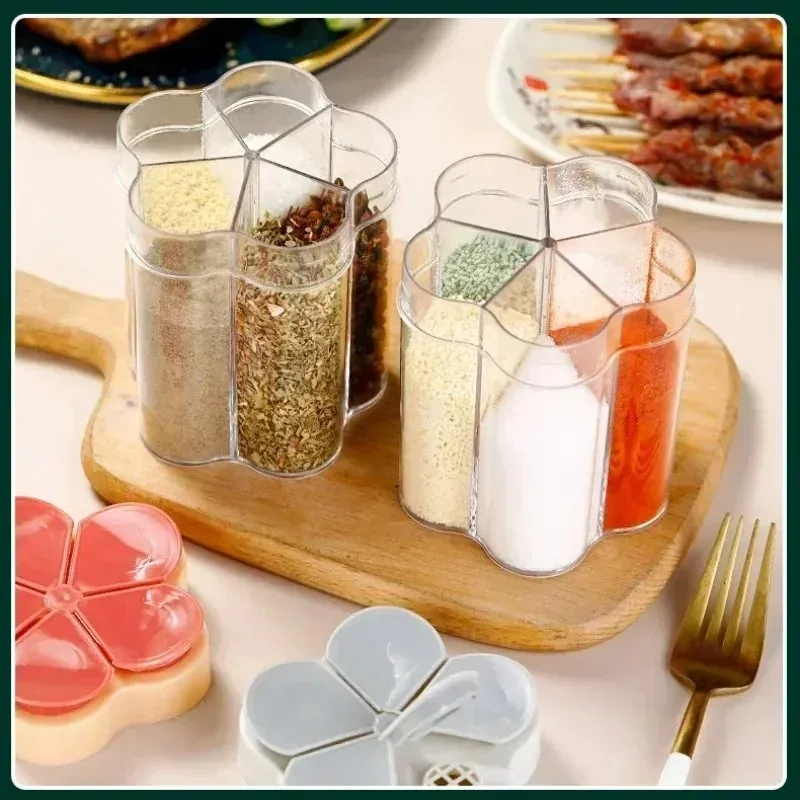 1 Pcs Seasoning Jar Plastic ContainerSeasoning Bottle Spice Organizer Outdoor Camping Seasonins Containers Kitchen Gadget Sets — image 3