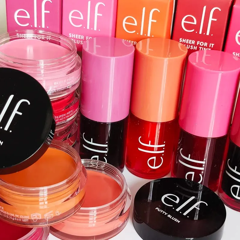New Fashion Elf Brand Latest Style Multicolored Liquid Powder Blusher Long-Lasting Natural Cheek Rouge Easy To Color Cosmetics — image 5