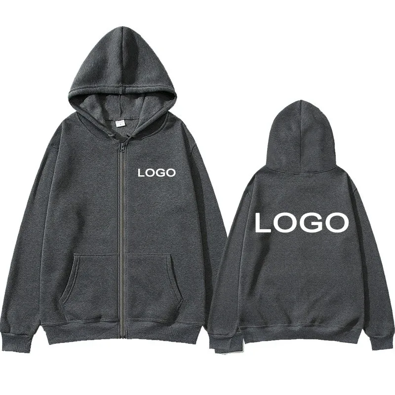 Felpa con cappuccio con cerniera per uomo donna stampata personalizzata Abbigliamento casual ampio Moda pullover a maniche lunghe con cappuccio Felpe con personalità