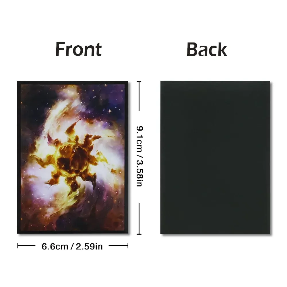 60PCS 66*91mm Art Card Sleeves Trading Card Protector Compatible with MGT/PTCG Top Loading Card Protector Best Gift — image 6