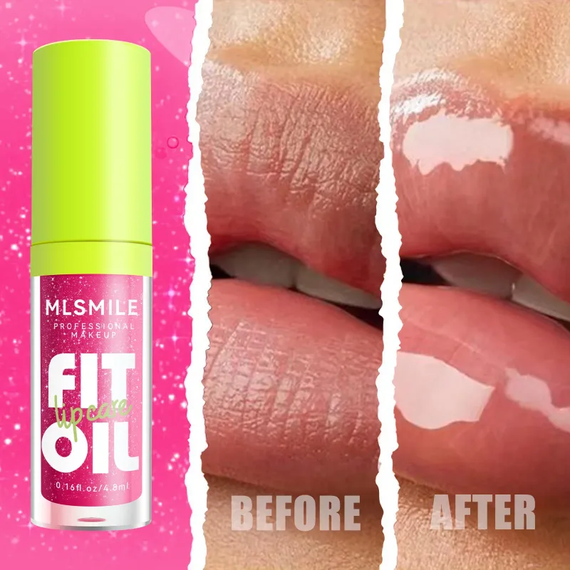 Glossy Lip Care Oil 8 dostupných odstínů Hydratuje a zjemňuje rty Vytváří kypré orosené rty Pohodlné celodenní nošení — image 3