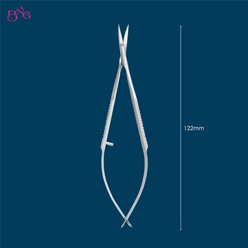 Stainless Steel Eyebrow Makeup Scissor Trimmer Special Bending Scissors Make Up Beauty Tool Straight Curved Cuticle Remove — image 5