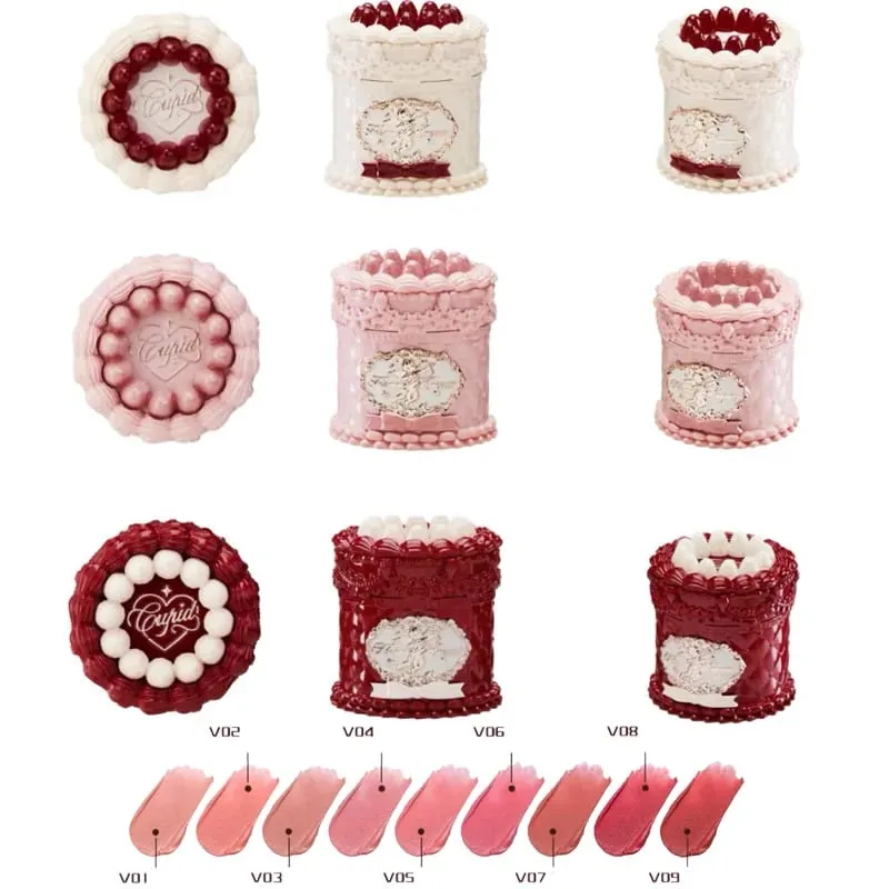 Flower Knows Strawberry Cupid Collection Makeup Kit Full Professional Face Palette Blush Eyeshadow Lip Cream Solid Perfume Sets