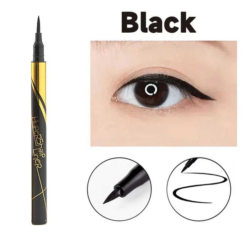 36H Black Quick-drying Eyeliner Waterproof Liquid Eye Liner Pen Long Lasting Smooth Pencil Not Blooming Eyes Makeup Cosmetics — image 10