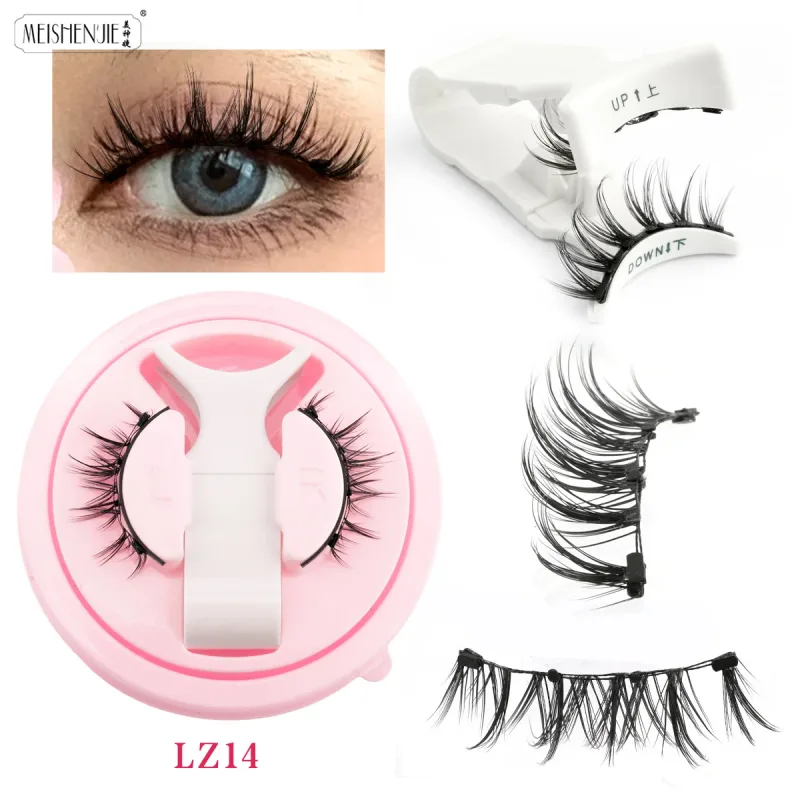 Magnetic Eyelashes 1Pcs No Glue Needed Reusable Natural Look 3D Lashes Easy Apply Soft Magnetic Lashes Kit for Eye Makeup — image 16