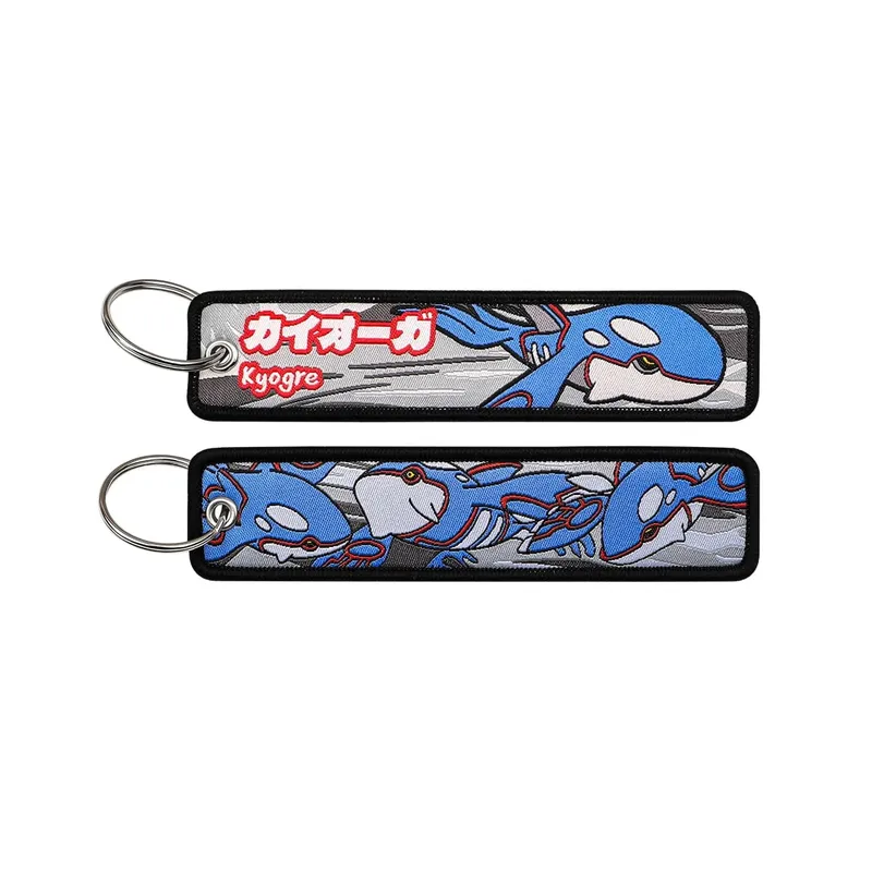 Japanese Anime Elf Monsters Keychain for Cars Backpack Key Holders Embroidery Keyrings Key Tag Jet Tag Accessories Gifts 1pcs — image 36