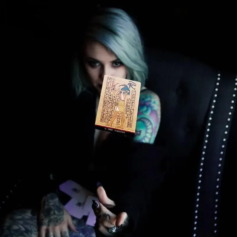 Tarot Cards EGYPTIAN GODS ORACLE CARDS English Version For Female Girls Board Game Oracle Cards Party English Playing Cards — image 5