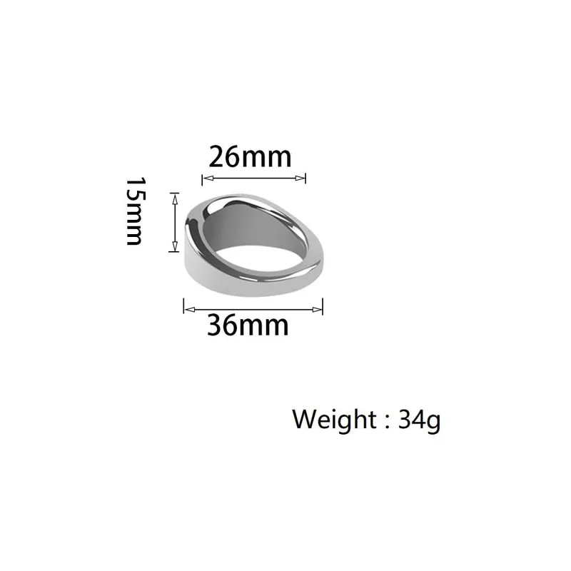 Stainless Steel Metal Penis Lock Cock Ring Delay Ejaculation Ball Scrotum Stretcher Erection Cock Ring Slave Male Sex Toy Man — image 9