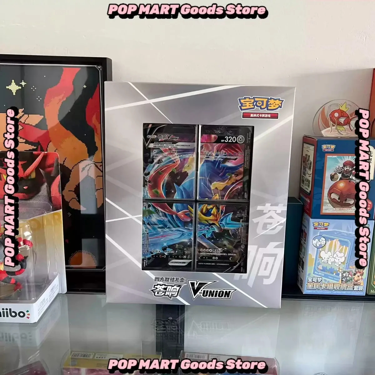 Ada Stok 100% Asli Pokemon Ptcg Card Quartet Coupling V-Union Gift Boxes Pikachu Big Gather Moru Baker Mew-Two Ptcg Box — image 3
