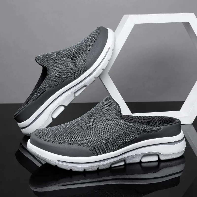 2024 Men Slippers Summer Breathable Home Indoor Slippers Men Thick Bottom Slides Fashion Couple Walking Shoes Chanclas Hombre — image 9