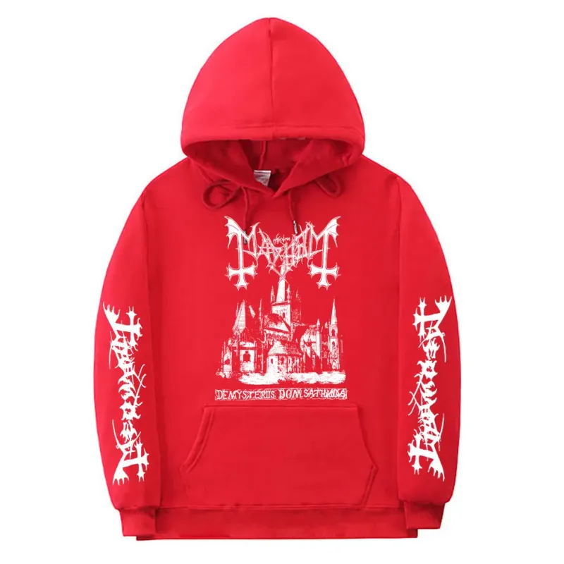 The New Mayhem Deathcrush Euronymous Dead Varg Graphic Hoodie Men Women Fashion Casual Oversized Hoodies Men's Rock Sweatshirt — image 15