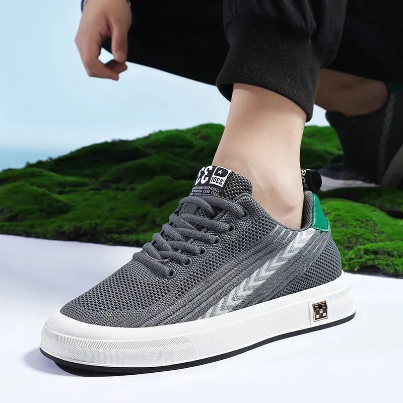 Lift Sneakers Men Booster Shoes Elevator Man Height Increase Insole 6cm Leisure Sports Plus Size 37-46 — image 3